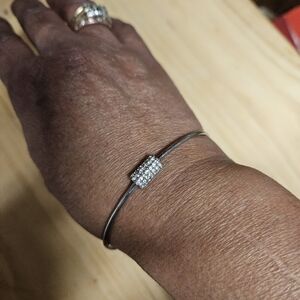 Rhinestone Bar Bangle